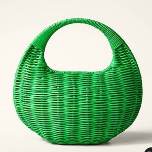 Kate Spade x Target NWT Wicker Crescent Bag.